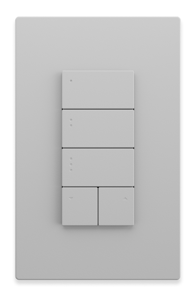 Savant Ascend in-wall keypad for quick access to home scenes and controls